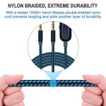 ZS0162 Wired Control Version Gaming Headset Audiokabel für Logitech Astro A10 A40 A30 – Bild 3