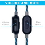 ZS0162 Wired Control Version Gaming Headset Audiokabel für Logitech Astro A10 A40 A30 – Bild 4