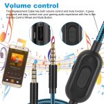 ZS0162 Wired Control Version Gaming Headset Audiokabel für Logitech Astro A10 A40 A30 – Bild 6