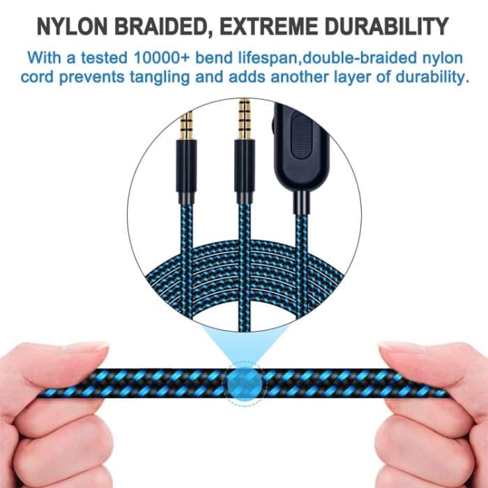 ZS0162 Gerade Version Gaming Headset Audiokabel für Logitech Astro A10 A40 A30 – Bild 3