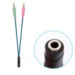 ZS0158 Gerader Stecker + Adapterkabel Gaming-Headset-Audiokabel für SteelSeries Arctis 3/5/7, Straight Plug + Adapter Cable – Bild 4