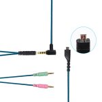 ZS0158 Winkelstecker + Adapterkabel Gaming-Headset-Audiokabel für SteelSeries Arctis 3/5/7, Elbow Plug + Adapter Cable – Bild 3
