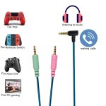 ZS0158 Winkelstecker + Adapterkabel Gaming-Headset-Audiokabel für SteelSeries Arctis 3/5/7, Elbow Plug + Adapter Cable – Bild 5