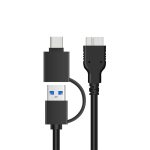 Onten UHD1 12,5 Zoll externes Festplattengehäuse mit 2-in-1-Kabel – Bild 6