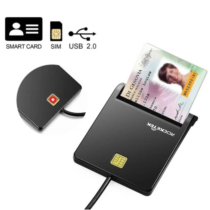 ROCKETEK SCR1-C CAC ID SIM Chip Smart Card Reader – Bild 6