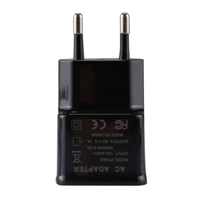 5 V 2,1 A intelligentes Identifikations-USB-Ladegerät mit 1 m USB-auf-USB-C/Typ-C-Ladekabel, EU-Stecker – Bild 4