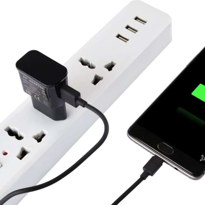 5 V 2,1 A intelligentes Identifikations-USB-Ladegerät mit 1 m USB-auf-USB-C/Typ-C-Ladekabel, EU-Stecker – Bild 7