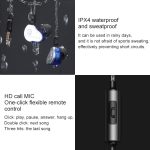 QKZ CK9 HiFi-In-Ear-Kopfhörer für Sport und Musik mit vier Einheiten – Bild 3