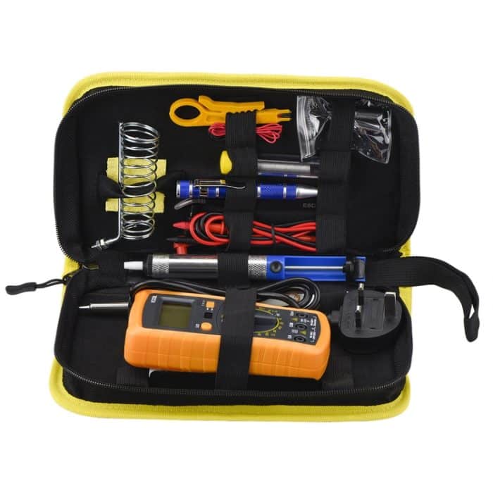 15 in 1 50Hz 60W Elektrobügeleisen-Set-Kit mit Multimeter, zufällige Farbabgabe – Bild 1