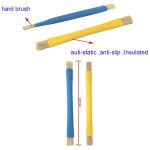 Kaisi BGA Reparatur harter Bürste, Doppelkopfbürste, antistatische Schweinehaarbürste – Bild 4