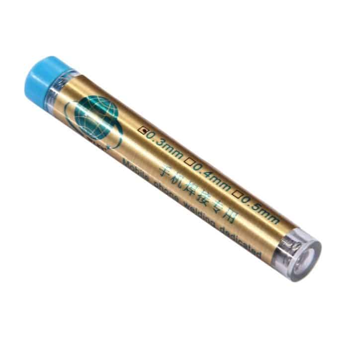 WLXY 0,5 mm Lötdraht Flussmittel Zinn Blei Schmelzlötdraht, 0.5mm, 10 PCS 0.5mm – Bild 2