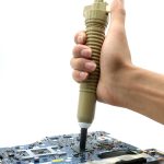 Starke Saugzinnpumpe, Zinn-Lötentfernungswerkzeug, Schweißreparaturwerkzeug – Bild 5