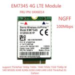 EM7345 4G-Modul NGFF M.2 WWAN-Karte 04 x 6014 4G LTE / HSPA + 42 Mbit / s-Karte für Lenovo IBM / ThinkPad T450 / X240 – Bild 4