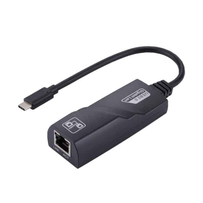 15 cm USB-C / Typ C zu RJ45 Gigabit Ethernet Netzwerkadapter – Bild 4