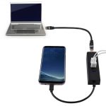 USB-C / Typ C bis 3 USB 3.0-Anschlüsse HUB + RJ45-Hochgeschwindigkeits-Gigabit-Ethernet-Adapter Multifunktions-LAN-Adapter – Bild 7