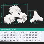 51 PCS US Schraubengewindeblätter 60 Grad CR Edelstahlgewindelehre – Bild 4