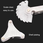 51 PCS US Schraubengewindeblätter 60 Grad CR Edelstahlgewindelehre – Bild 7