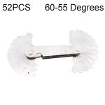 52 PCS Metric 60 Grad + Britisch 55 Grad CR Edelstahl Gewindelehre