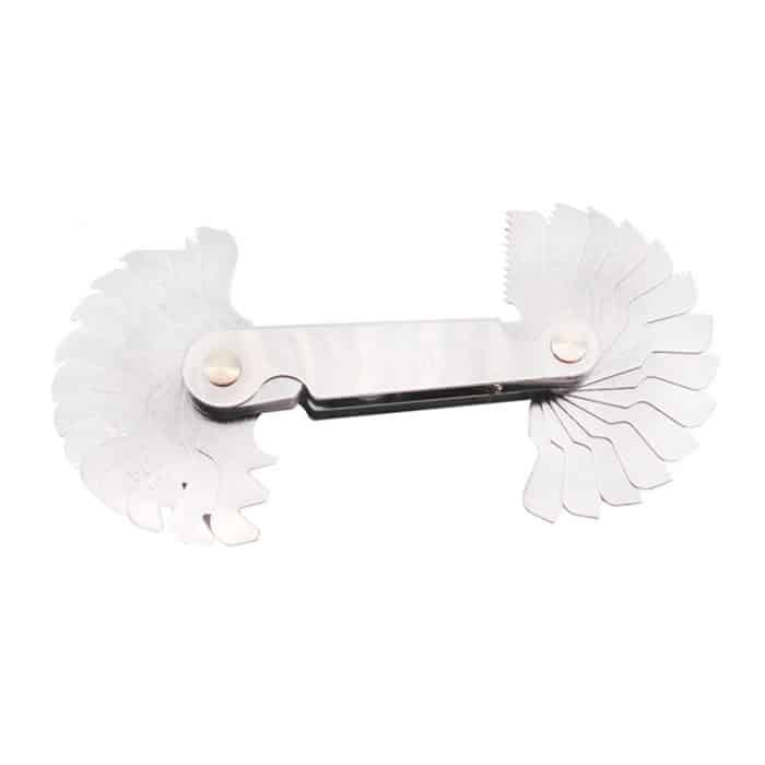 52 PCS Metric 60 Grad + Britisch 55 Grad CR Edelstahl Gewindelehre – Bild 2