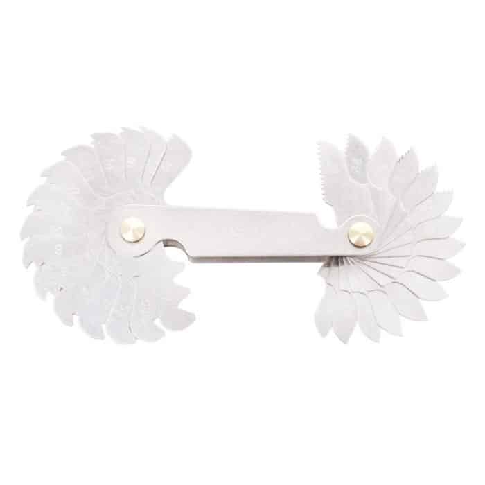 30 PCS US Schraubengewindeblätter 60 Grad CR Edelstahlgewindelehre – Bild 2