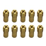 10 PCS Drei-Klauen-Kupfer-Klemmmutter für elektrische Mühlenarmaturen ， Bohrungsdurchmesser: 1,0 mm – Bild 2