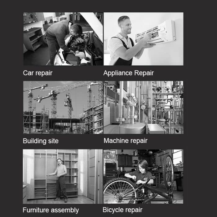 180-Grad-Drehung 1/4 Zoll Sechskantstecker Multifunktions-Ratschenschraubendreher – Bild 8