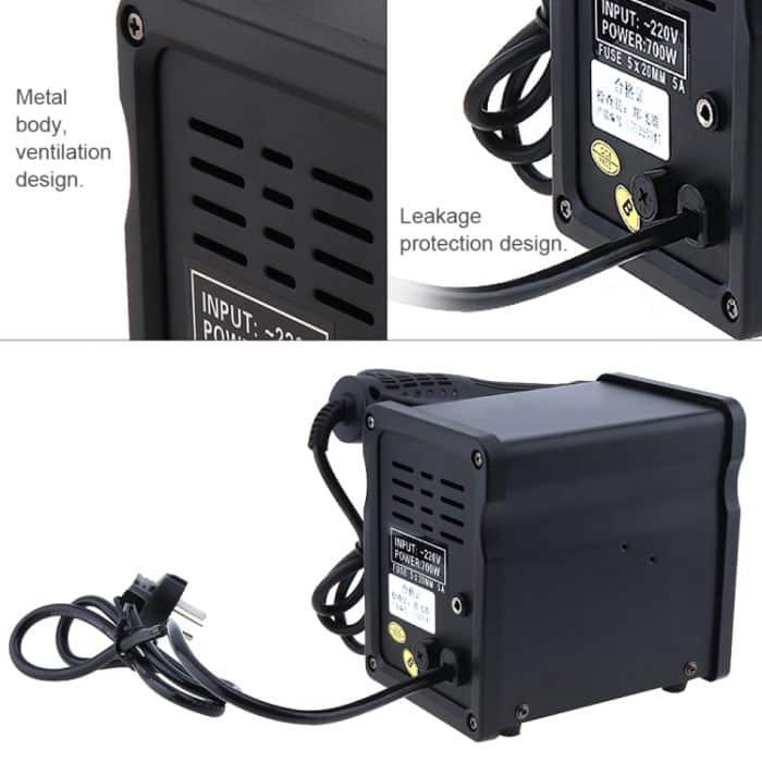 Kaisi K-858D SMD-Heißluft-Lötstation, LED-Digitalanzeige, unterstützt steuerbare Temperatur zum Entlöten + Luftdüsen, EU-Stecker, K-858D, EU Plug, K-858D, US Plug – Bild 5