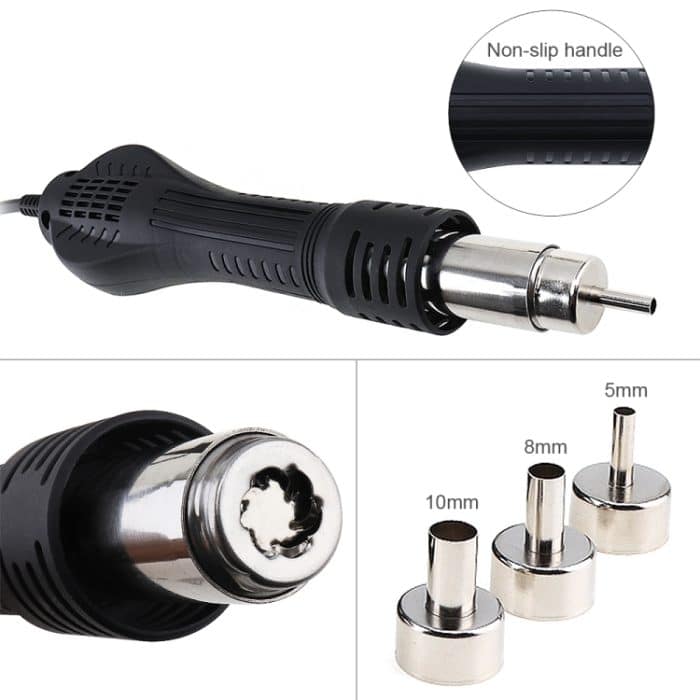 Kaisi K-858D SMD-Heißluft-Lötstation, LED-Digitalanzeige, unterstützt steuerbare Temperatur zum Entlöten + Luftdüsen, EU-Stecker, K-858D, EU Plug, K-858D, US Plug – Bild 6