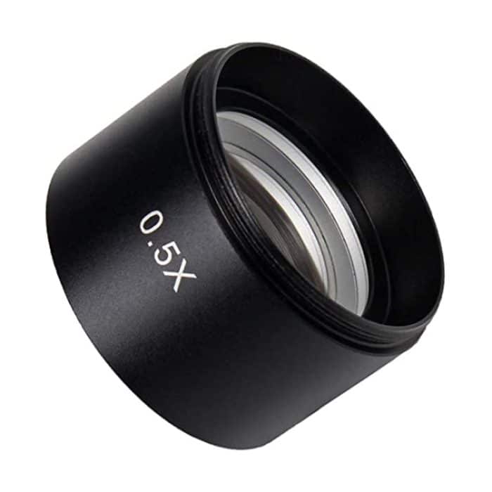 Stereomikroskope Hilfsobjektiv Barlow-Linsenlupe 0,5X WD165 – Bild 6