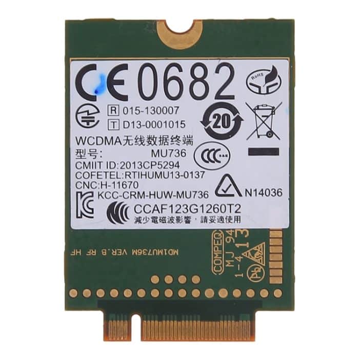 Drahtlose Netzwerkkarte für Huawei MU736 3G WWAN-Kartenmodul 723985-001 748599-001 – Bild 2