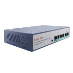 ESCAM POE 4+2 6-Port Fast Ethernet Switch 4-Port POE 10/100M 120W Netzwerk-Switch, Übertragungsentfernung: 150m, 6 Ports – Bild 2