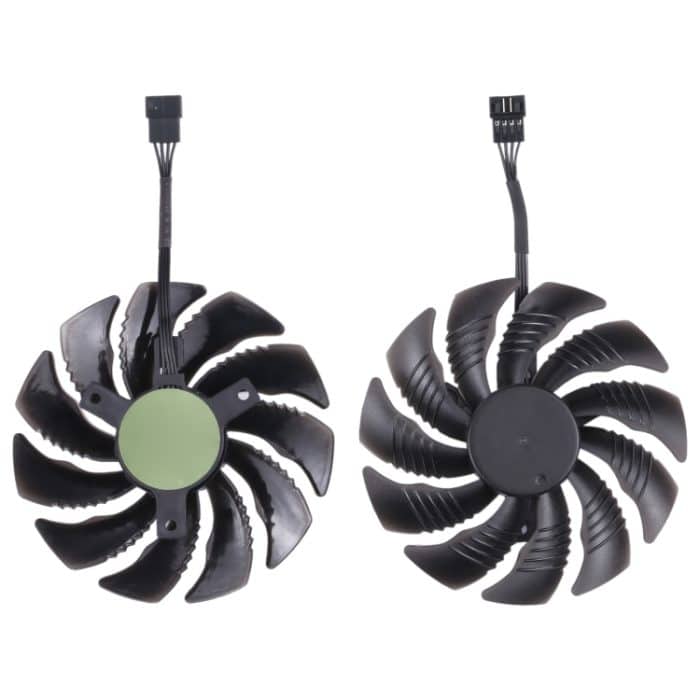1 Paar 88MM 4 Pin-Computer-Grafikkarte-Kühlventilator für Gigabyte GeForce GTX1060 1070 GTX1050ti GTX960 RX570 RX470 – Bild 2