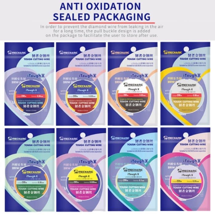 MECHANIC iTough X 200M 0,03 MM LCD-OLED-Bildschirmschneiddraht – Bild 12