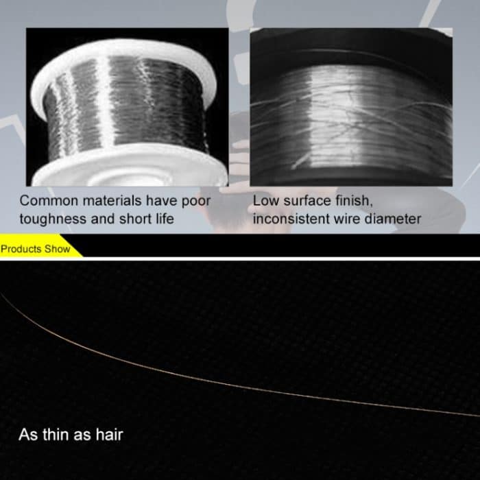 Mechaniker iTough X 200M 0,04 MM LCD-OLED-Siebschneiddraht – Bild 10