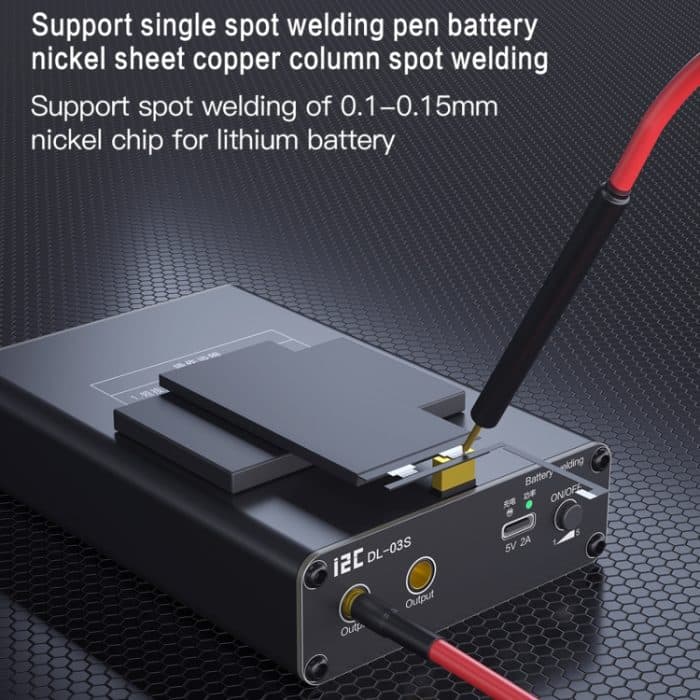 I2C DL-S03S Einstellbarer mini tragbarer Spotschweißer – Bild 6