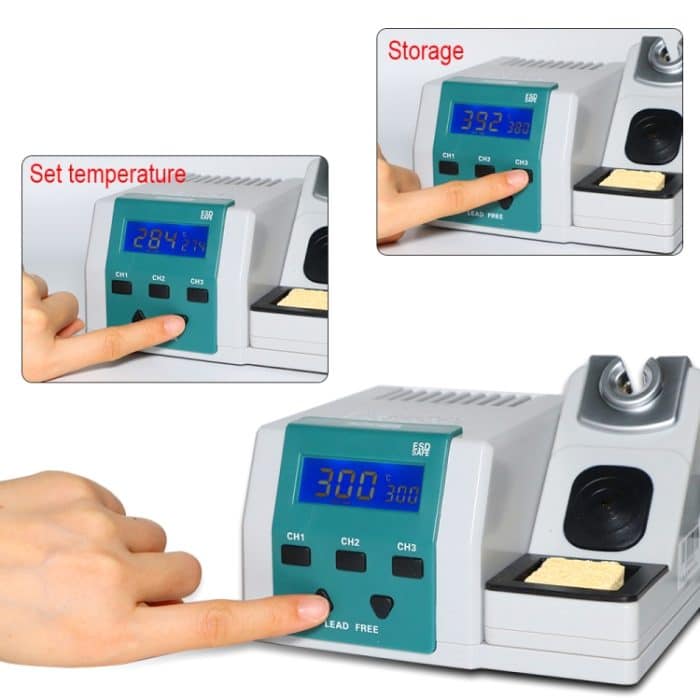 SUGON T26 Lötstation Bleifreie 2S-Schnellheizung mit C210-018 Lötkolbenspitzen-Kit, EU-Stecker – Bild 9