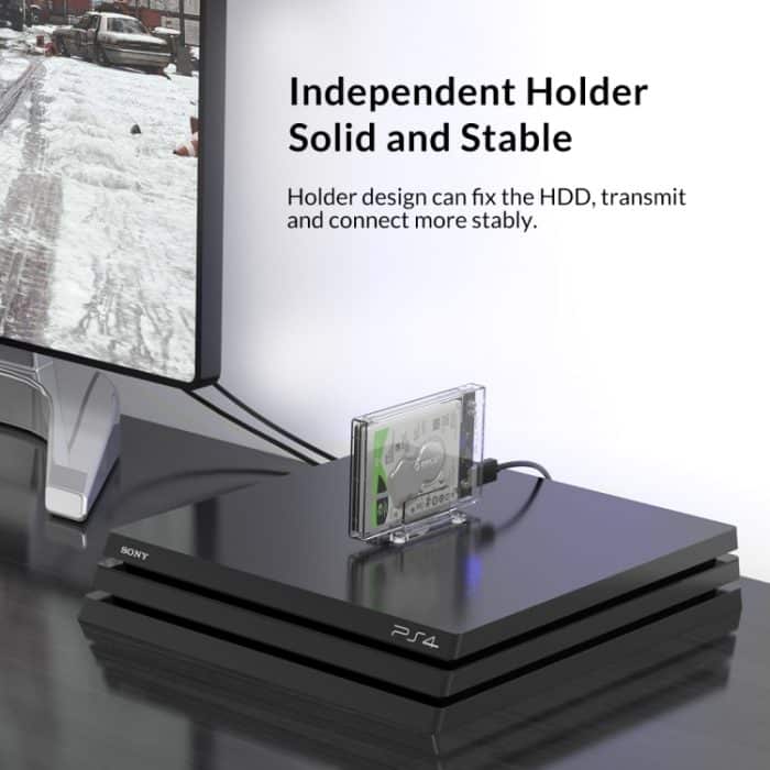 ORICO 2159U3 2,5 Zoll transparentes USB3.0-Festplattengehäuse mit Ständer – Bild 7