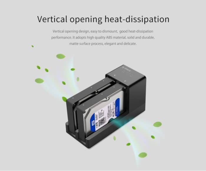 ORICO 6528US3-C 2,5 / 3,5-Zoll-Festplattengehäuse mit Duplikator – Bild 14