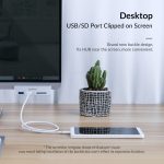 ORICO MH2AC-U3 Clip-Typ 2 Anschlüsse USB3.0 HUB mit SD-Kartenleser – Bild 12