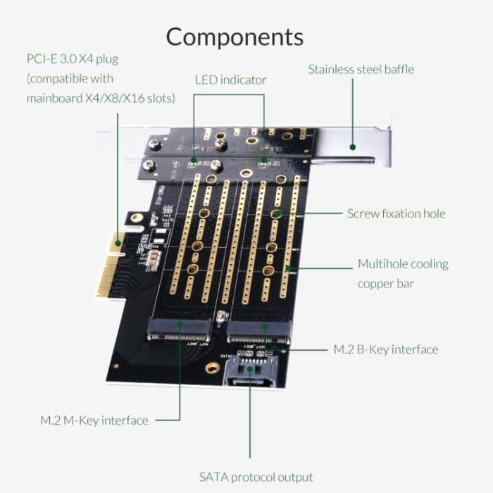ORICO PDM2 M.2 NVME auf PCI-E 3.0 X4-Erweiterungskarte – Bild 14