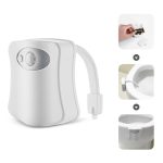 Bewegungsaktiviertes Toiletten-Nachtlicht, LED-Toilettenlicht-Badezimmer-Waschraum – Bild 5