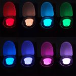 Bewegungsaktiviertes Toiletten-Nachtlicht, LED-Toilettenlicht-Badezimmer-Waschraum – Bild 8