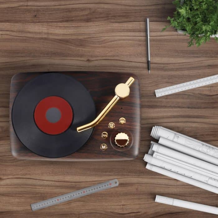 Bluetooth-Lautsprecher im Retro-Stil, integrierte hochempfindliche FM-Empfangsantenne, Langzeitreise – Bild 10