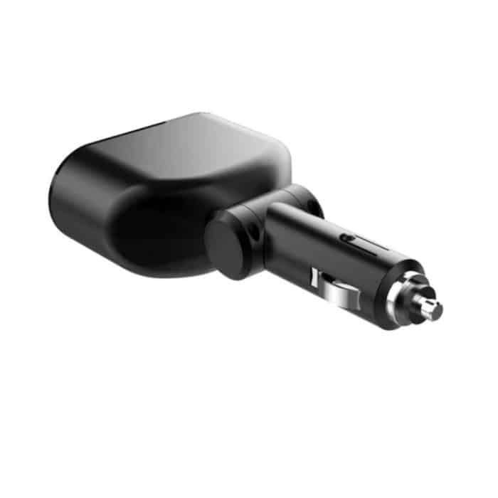 2 Zigarettenanzünder + 2 USB-Anschlüsse, Multifunktions-Autoladegerät mit Digitalanzeige, Cigarette Lighters – Bild 4