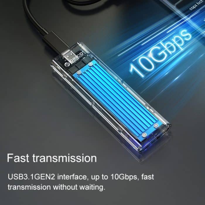ORICO TCM2M-C3 M.2 SSD Dual-Protokoll-Festplattengehäuse – Bild 7