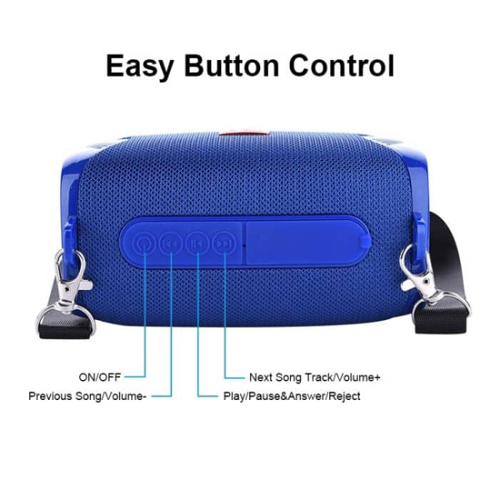 T&G TG532 10 W kabelloser Bluetooth-Lautsprecher, wasserdicht, tragbar, für den Außenbereich, Mini-Säulenbox-Lautsprecher mit FM-Radio – Bild 3