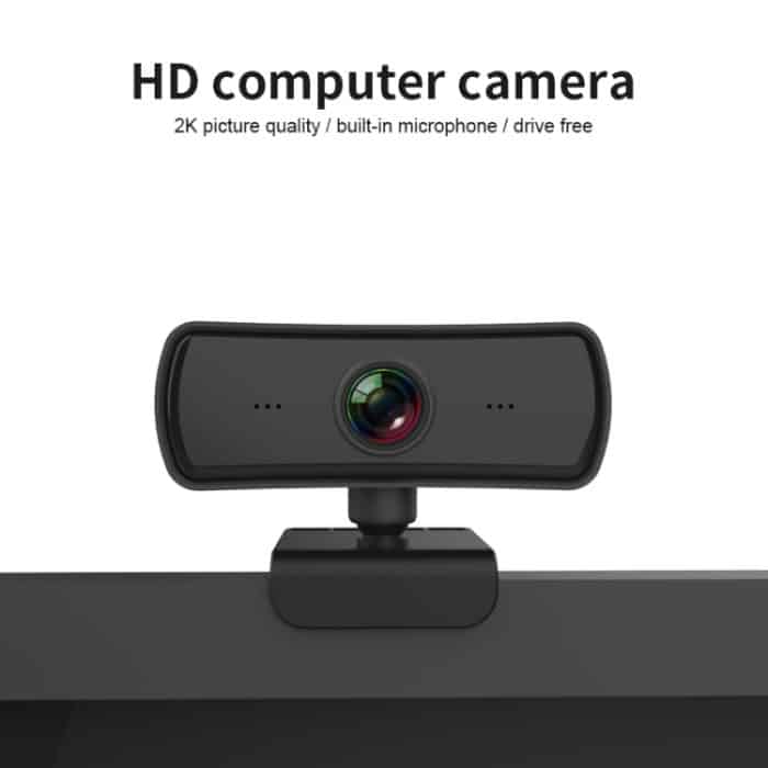 C3 400W Pixel 2K Auflösung Autofokus HD 1080P Webcam 360 Drehung Für Live-Übertragung Videokonferenz Arbeiten Webkamera mit Mikrofon USB Treiberfrei – Bild 2