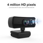 C3 400W Pixel 2K Auflösung Autofokus HD 1080P Webcam 360 Drehung Für Live-Übertragung Videokonferenz Arbeiten Webkamera mit Mikrofon USB Treiberfrei – Bild 3