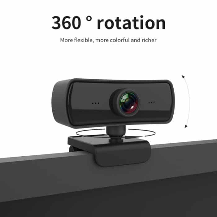 C3 400W Pixel 2K Auflösung Autofokus HD 1080P Webcam 360 Drehung Für Live-Übertragung Videokonferenz Arbeiten Webkamera mit Mikrofon USB Treiberfrei – Bild 5