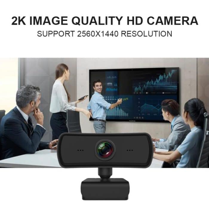 C3 400W Pixel 2K Auflösung Autofokus HD 1080P Webcam 360 Drehung Für Live-Übertragung Videokonferenz Arbeiten Webkamera mit Mikrofon USB Treiberfrei – Bild 8